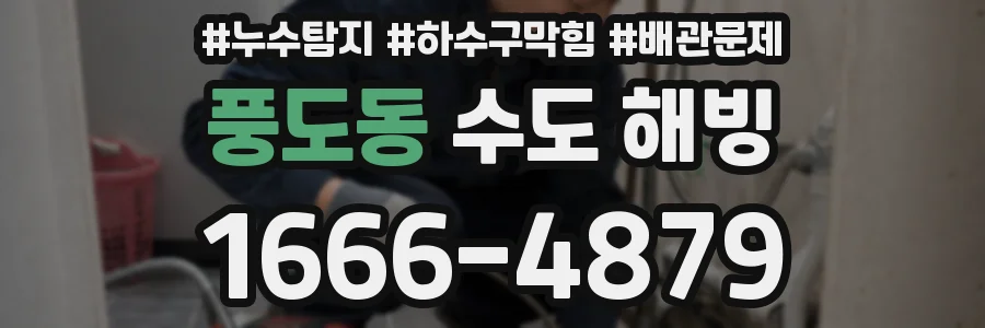 풍도동 수도 해빙