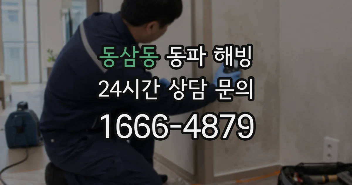 동삼동 동파 해빙