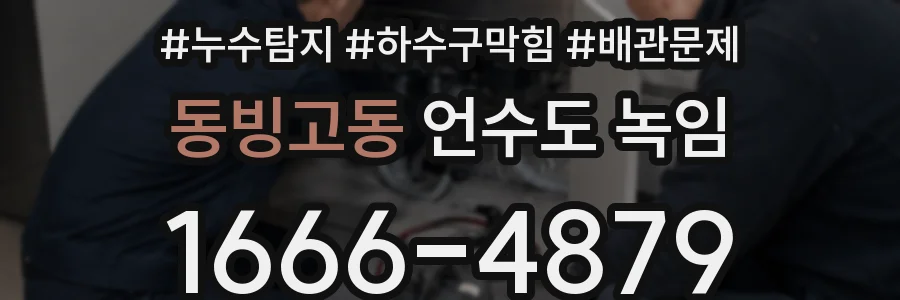 동빙고동 언수도 녹임