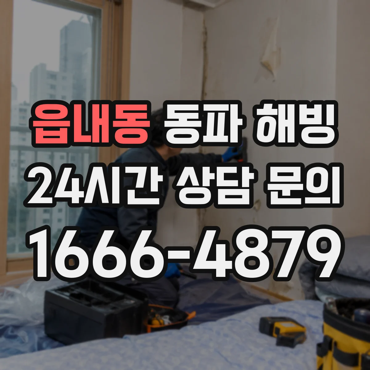 읍내동 동파 해빙