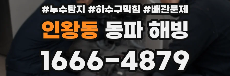인왕동 동파 해빙