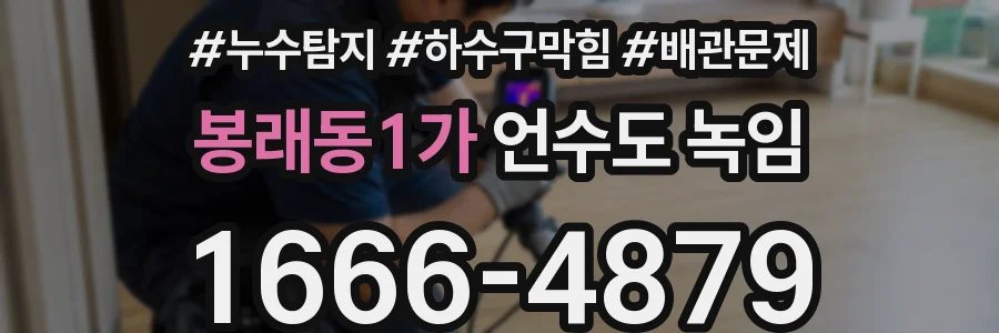 봉래동1가 언수도 녹임