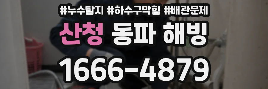 산청 동파 해빙