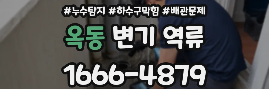 옥동 변기 역류