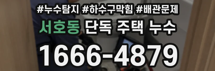 서호동 단독 주택 누수