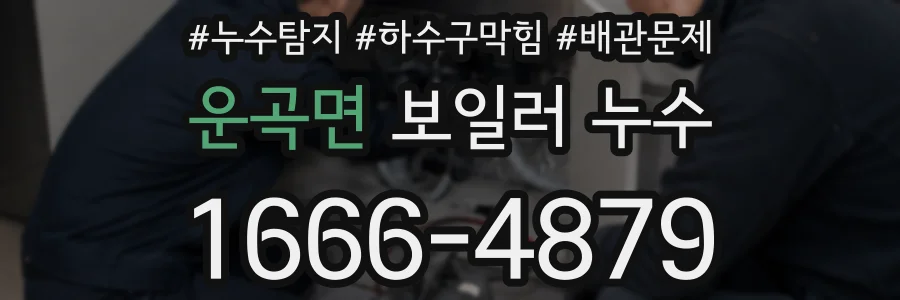 운곡면 보일러 누수