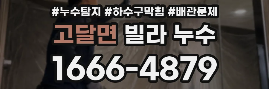 고달면 빌라 누수