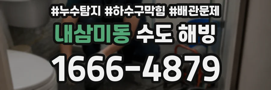 내삼미동 수도 해빙