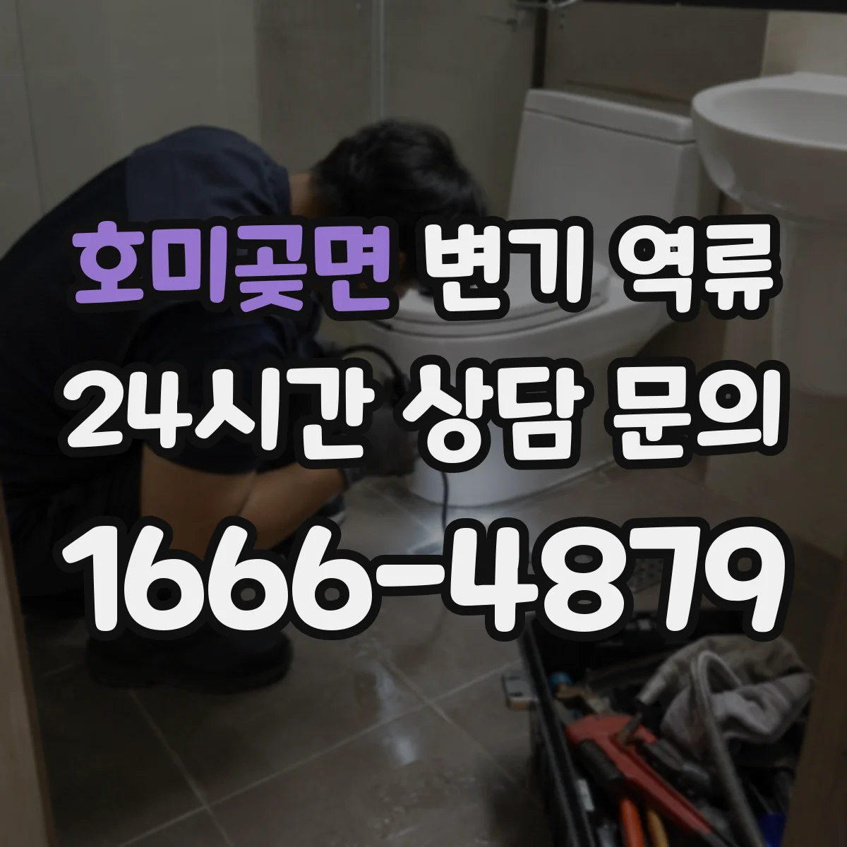 호미곶면 변기 역류
