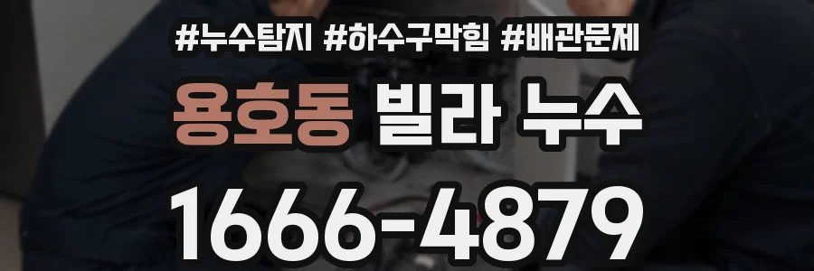 용호동 빌라 누수