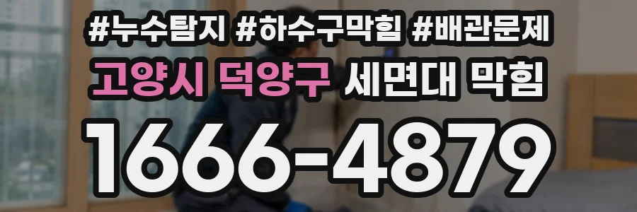 고양시 덕양구 세면대 막힘
