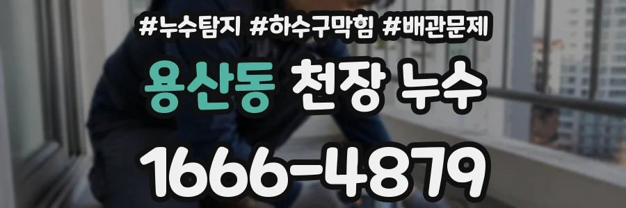 용산동 천장 누수