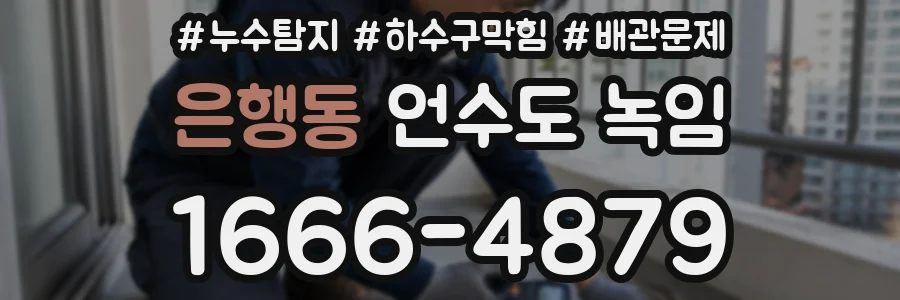 은행동 언수도 녹임