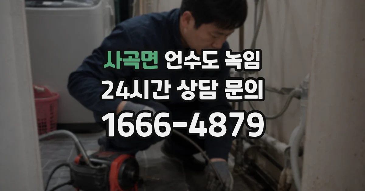 사곡면 언수도 녹임