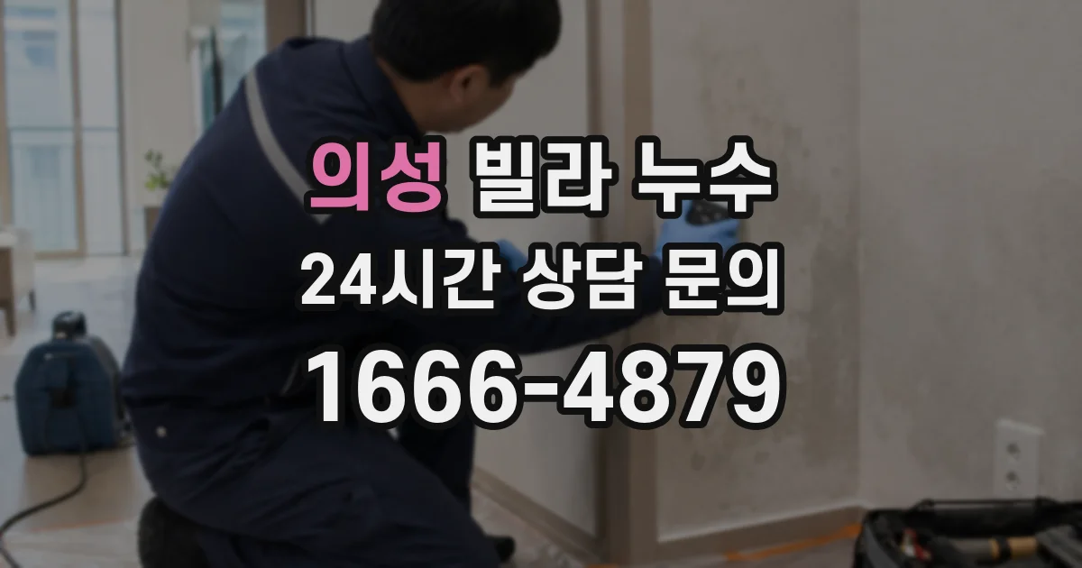 의성 빌라 누수