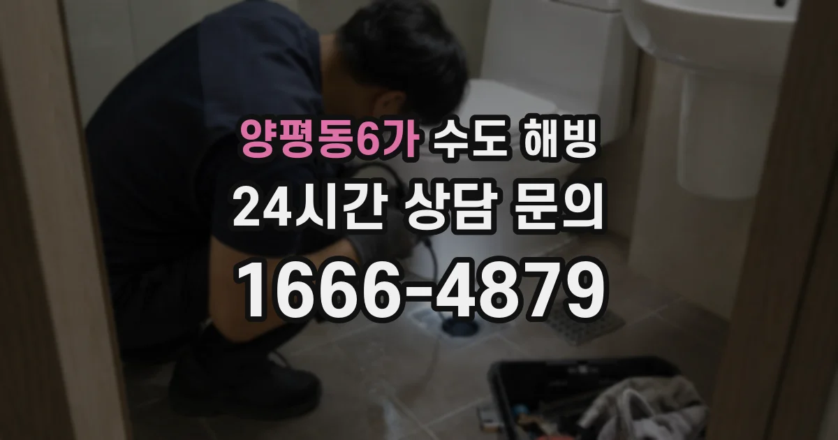 양평동6가 수도 해빙