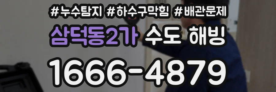 삼덕동2가 수도 해빙