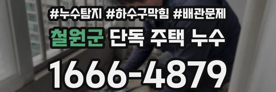 철원군 단독 주택 누수