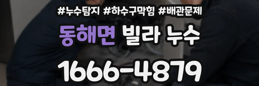 동해면 빌라 누수