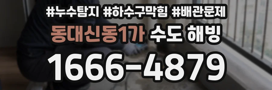 동대신동1가 수도 해빙