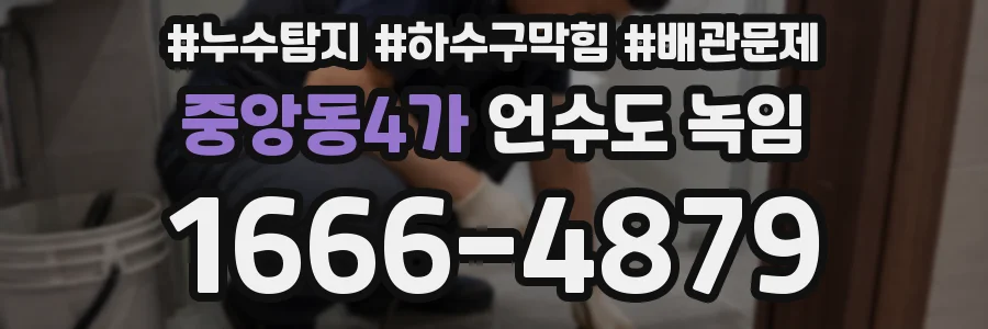 중앙동4가 언수도 녹임