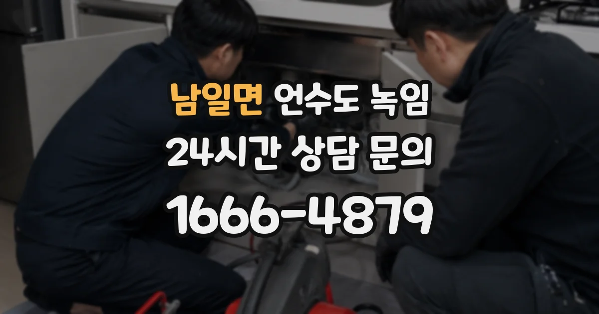 남일면 언수도 녹임