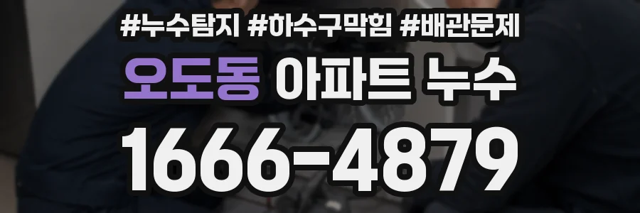 오도동 아파트 누수