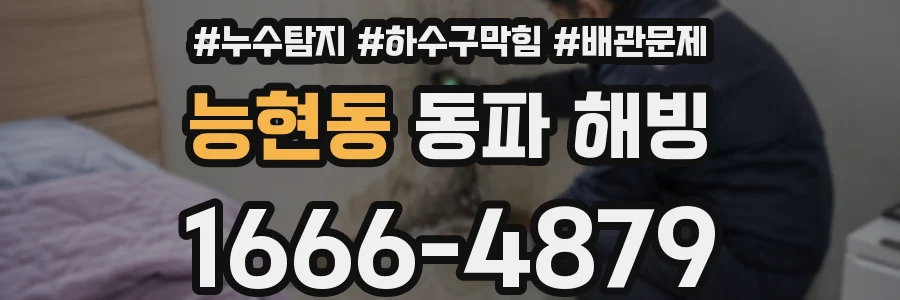 능현동 동파 해빙