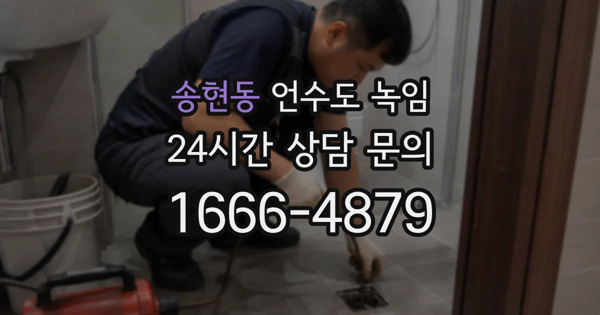 송현동 언수도 녹임