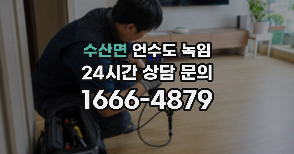 수산면 언수도 녹임