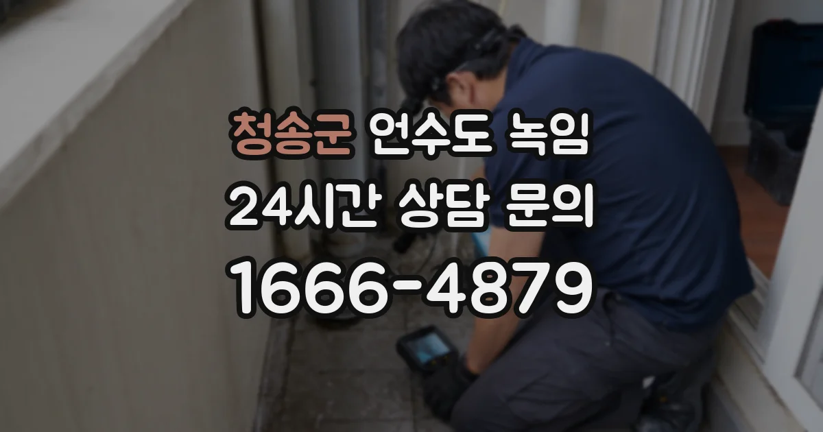 청송군 언수도 녹임