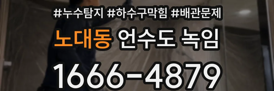 노대동 언수도 녹임