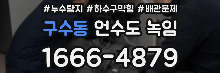 구수동 언수도 녹임