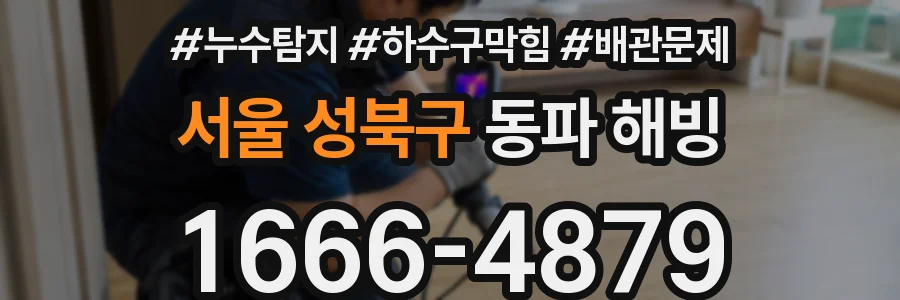 서울 성북구 동파 해빙