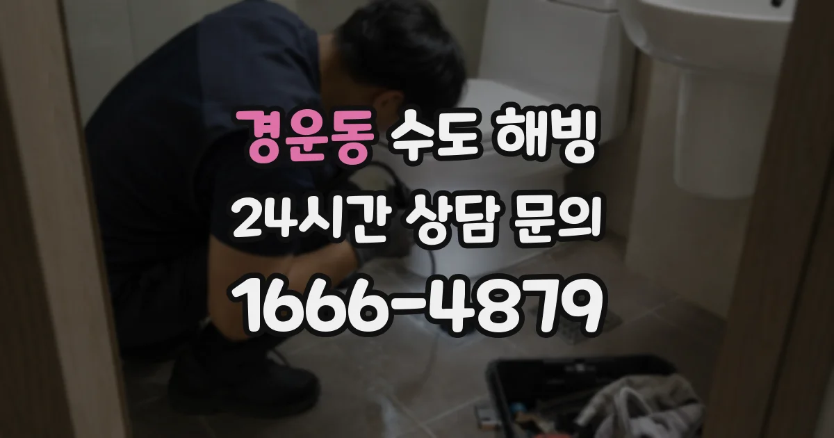 경운동 수도 해빙