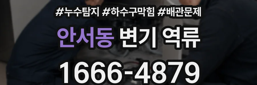 안서동 변기 역류
