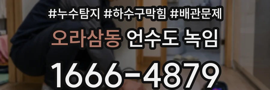 오라삼동 언수도 녹임