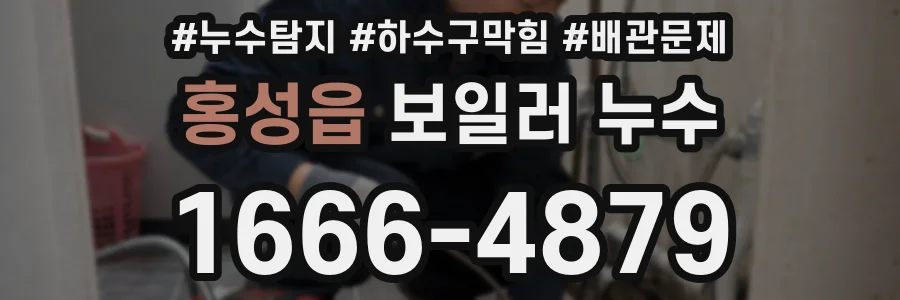 홍성읍 보일러 누수