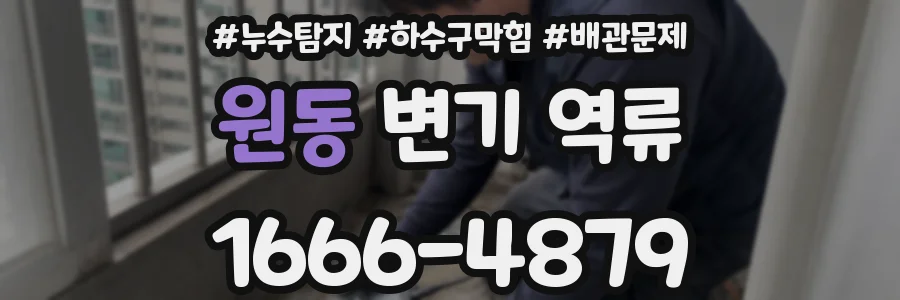 원동 변기 역류