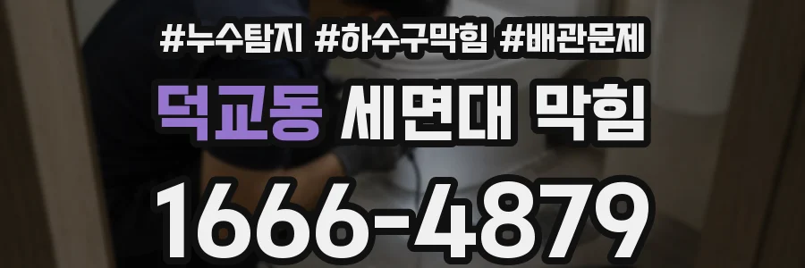 덕교동 세면대 막힘