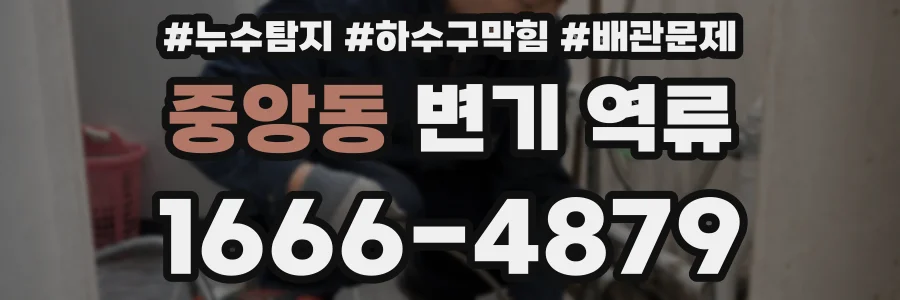 중앙동 변기 역류