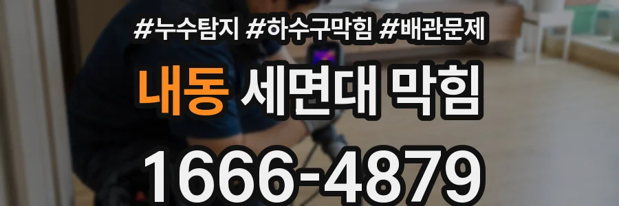 내동 세면대 막힘
