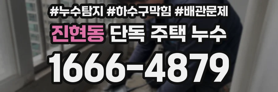 진현동 단독 주택 누수