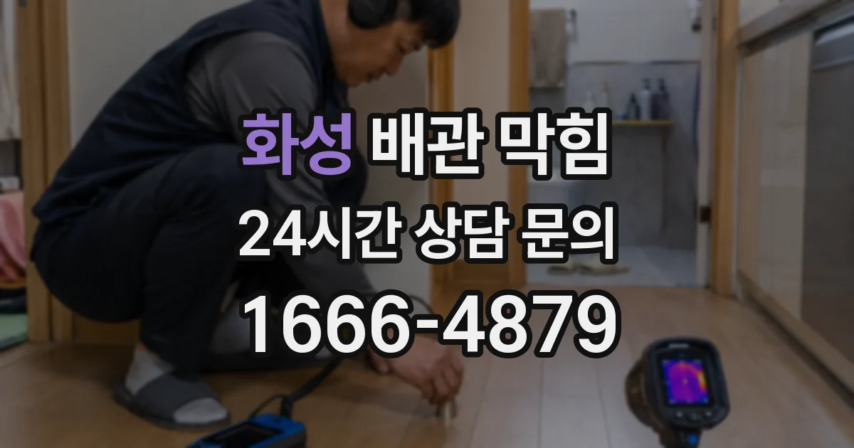 화성 배관 막힘