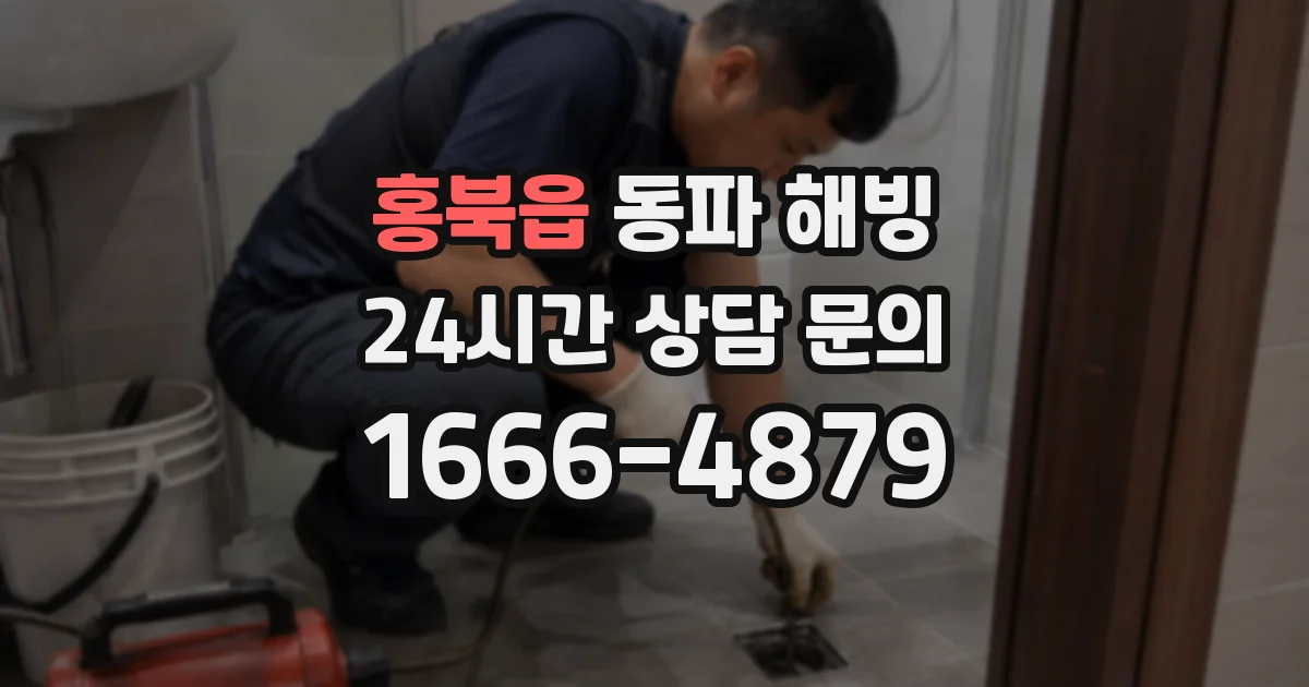 홍북읍 동파 해빙