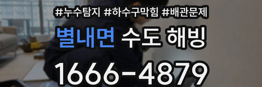 별내면 수도 해빙