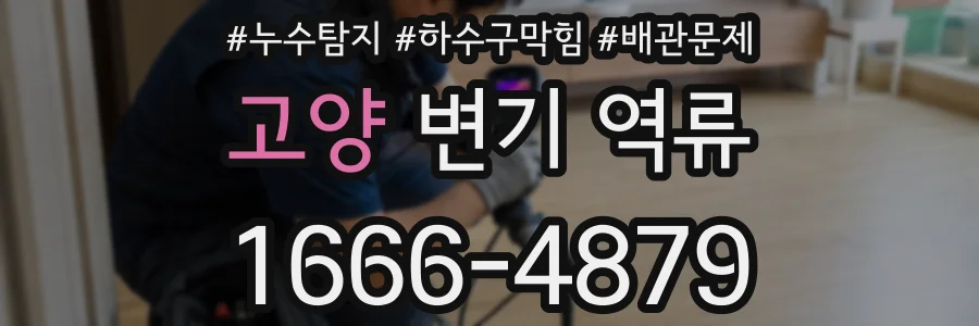 고양 변기 역류