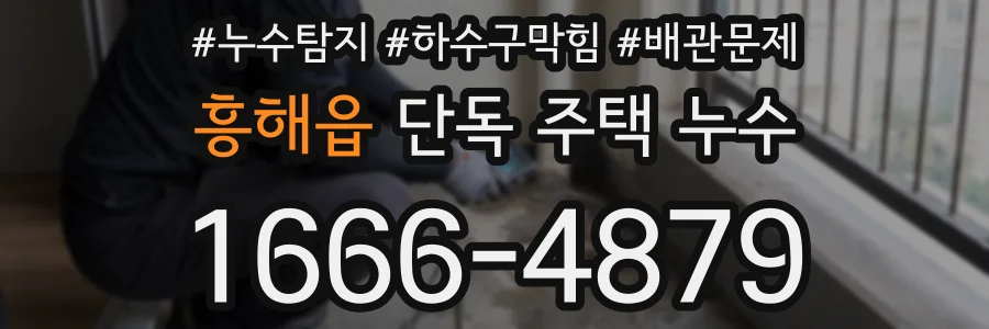흥해읍 단독 주택 누수