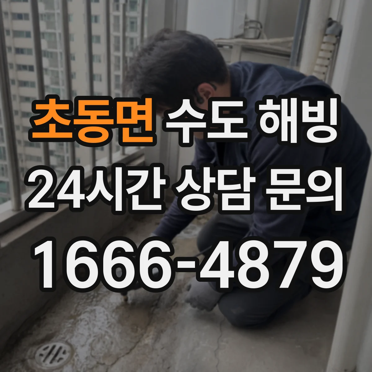 초동면 수도 해빙