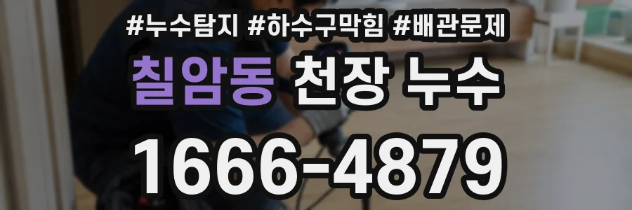 칠암동 천장 누수